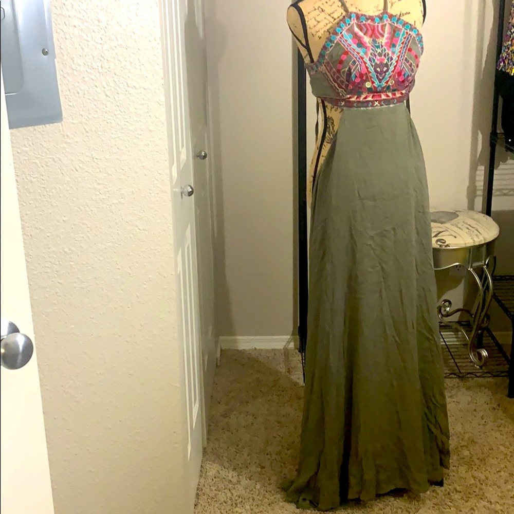 Forest Green Lulus Dress Size XS